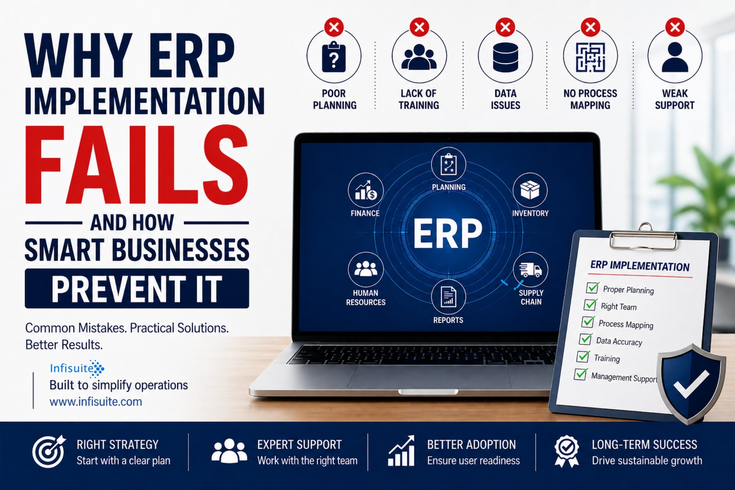 Why ERP Implementation Fails — And How Smart Businesses Prevent It